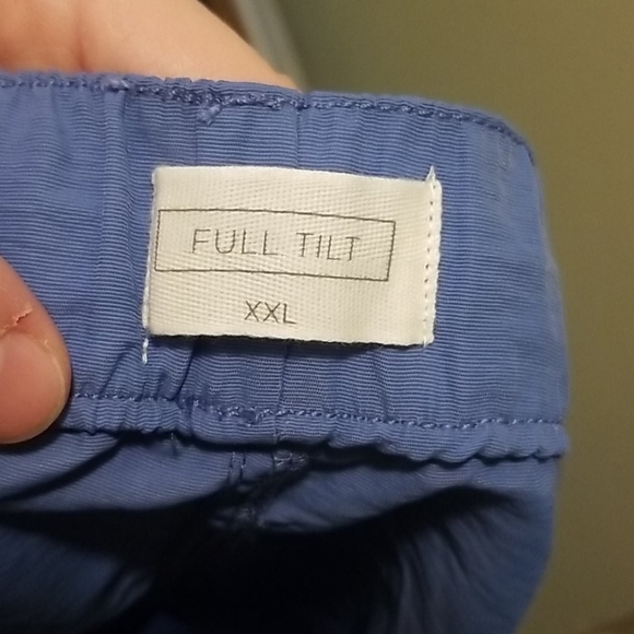 Full Tilt Nylon Shorts, light blue. XXL - Picture 5 of 6